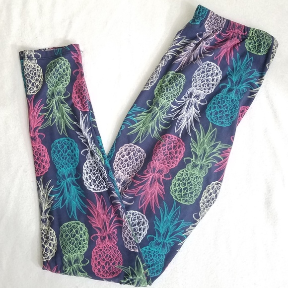 pineapple leggings plus size